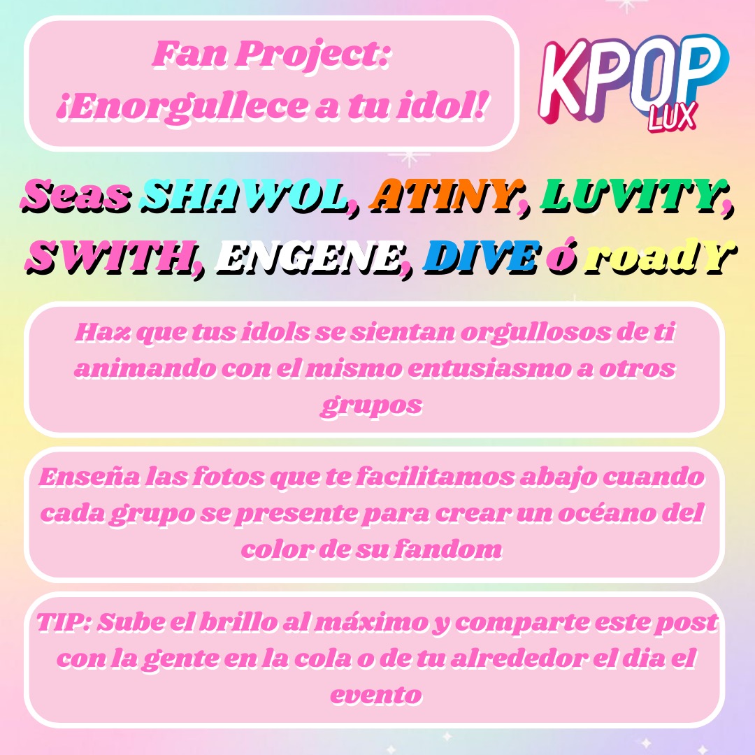 ENHYPEN_SPAIN's tweet photo. ¡Queda nada para ver a ENHYPEN en el Kpop Lux! 

También veremos a otros grupos maravillosos, así que animemos a todos con el siguiente proyecto para enorgullecer a nuestros idols 💜

#ENHYPEN #ENGENE #SHINEE #ATEEZ #CRAVITY #STAYC #IVE #XIKERS #KPOPLUX https://t.co/4MlXuyOI8y