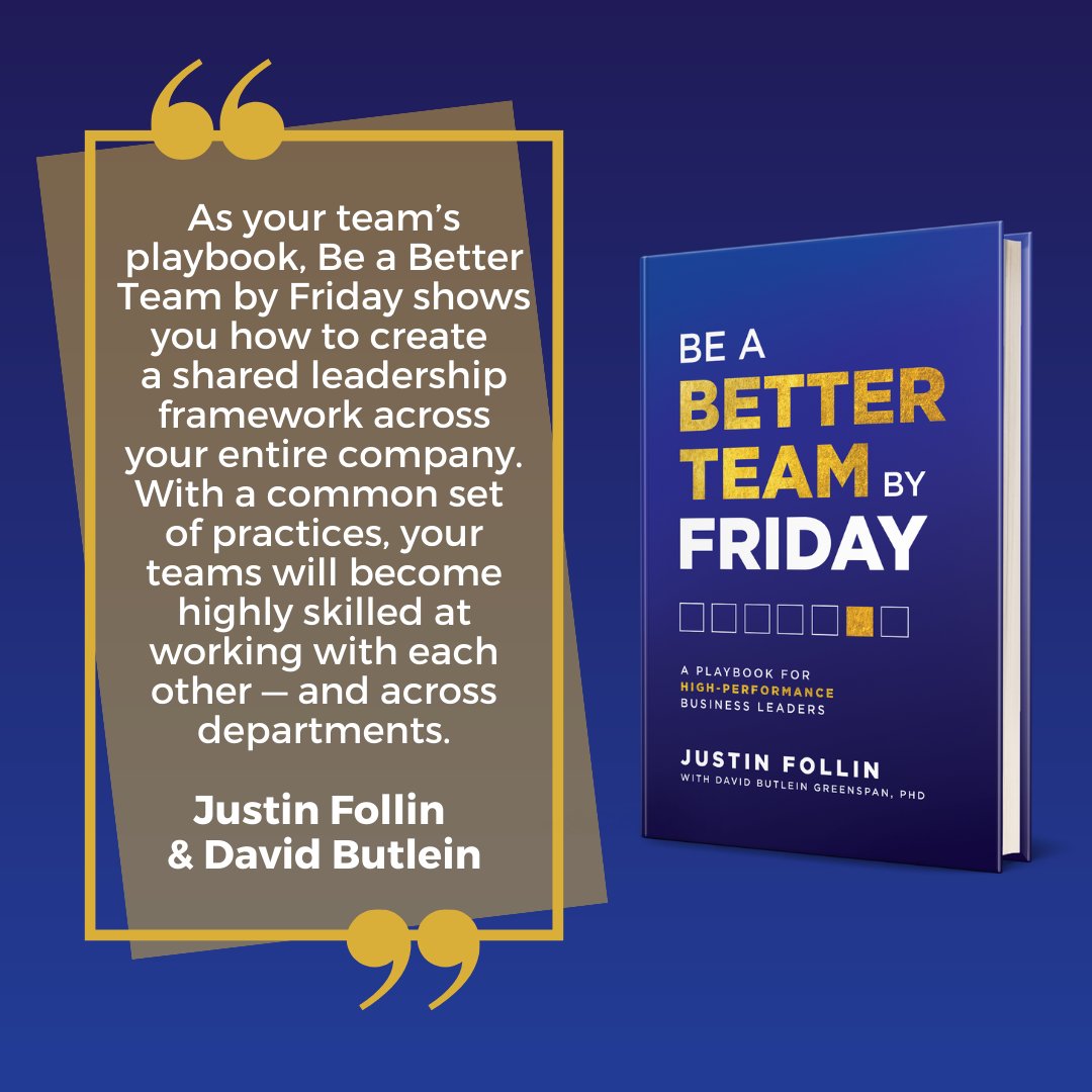 COOForum's tweet photo. We are excited to welcome Justin Follin to the COO Forum on July 14th. Until then, check out his book, Be a Better Team by Friday. Learn actionable practices to more effectively communicate, collaborate, and achieve your business goals.
#COOForum #operations https://t.co/ERNurTUHhd