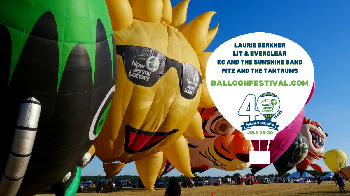 It's inching closer to #NJBalloonFest2023, and tickets are selling fast! 📷
Get yours NOW : bit.ly/FOB-tix
#njballoonfest #NJLotteryBalloonFest #njlottery #njevents #millerlite #dogfishhead