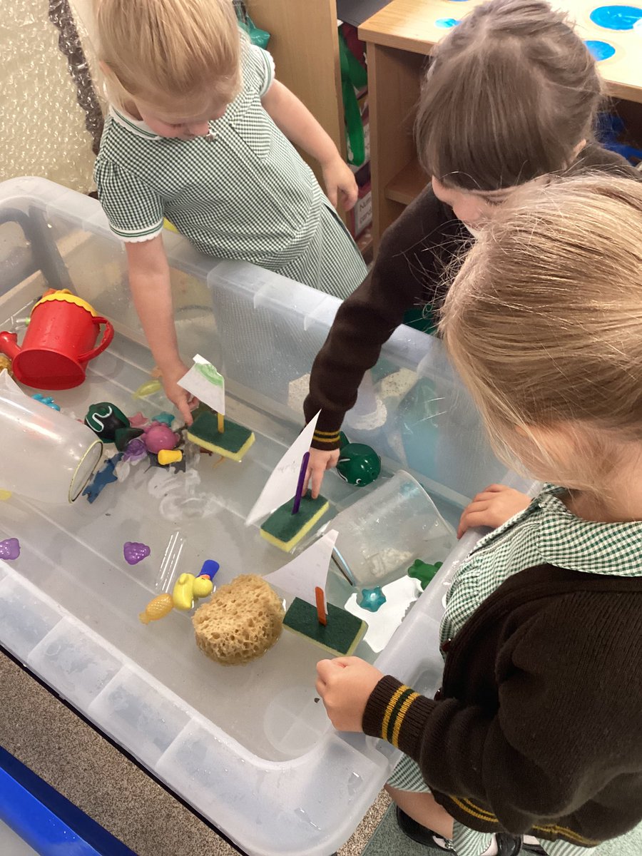 NStHerberts's tweet image. We have been thinking about what makes a good boat. We spoke about our experiences, compared similarities and differences of boats and predicted if materials would float or sink. We tinkered and created boats, checking if they would float!  #stherbertscomputing #barefootcomputing