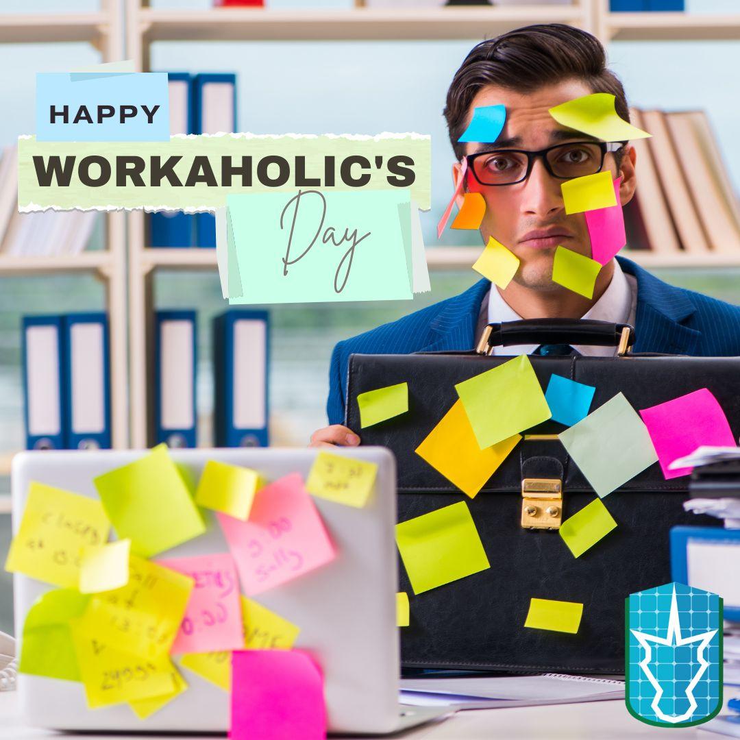 Today is workaholic's day! A day to remind us the importance of striking a balance between work and personal life.

#workaholicsday #SolarEnergy #SolarBroker #PVmodules #SolarPanel #RenewableEnergy #GoSolar #SolarPower #SustainableLiving #CleanEnergy #SolarInstallation #En