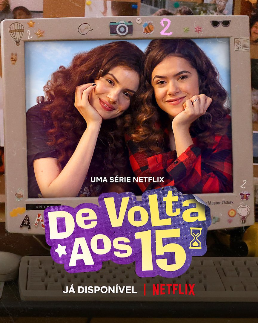NetflixBrasil's tweet photo. TÁ NA HORA DE LOGAR NO FLOGUINHO OUTRA VEZ. 

Com @maisa e @Camiqueirozreal, a 2ª temporada de De Volta aos 15 já está disponível! \o/ *-* https://t.co/MXJiYPMsvv