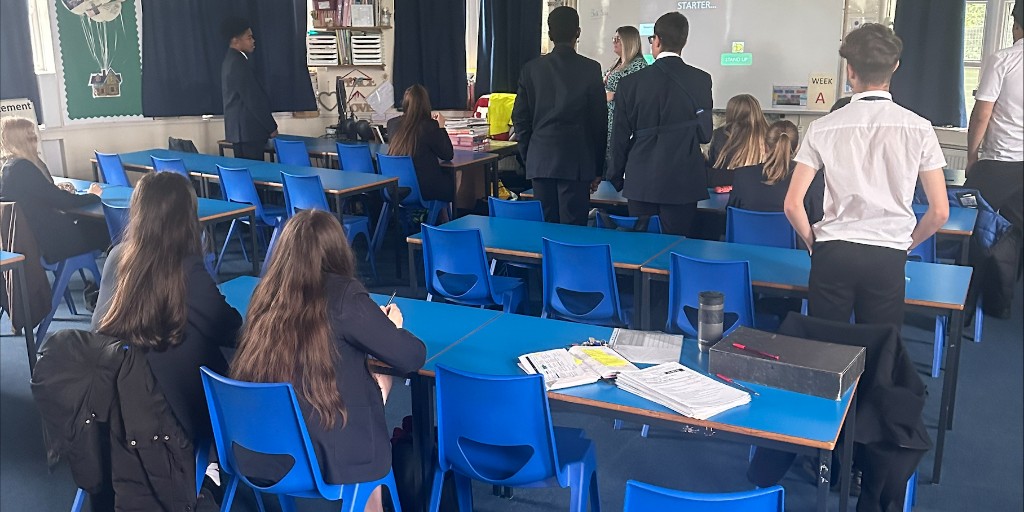 HolyCrossBury's tweet image. Many thanks to the lovely Year 10 students at St Gabriel’s for taking part in this week’s Theology, Philosophy and Ethics workshop. Students looked at the philosophical dilemma of the mind, body and soul and tackled ethical dilemmas such as ‘Is it ever okay to lie’.