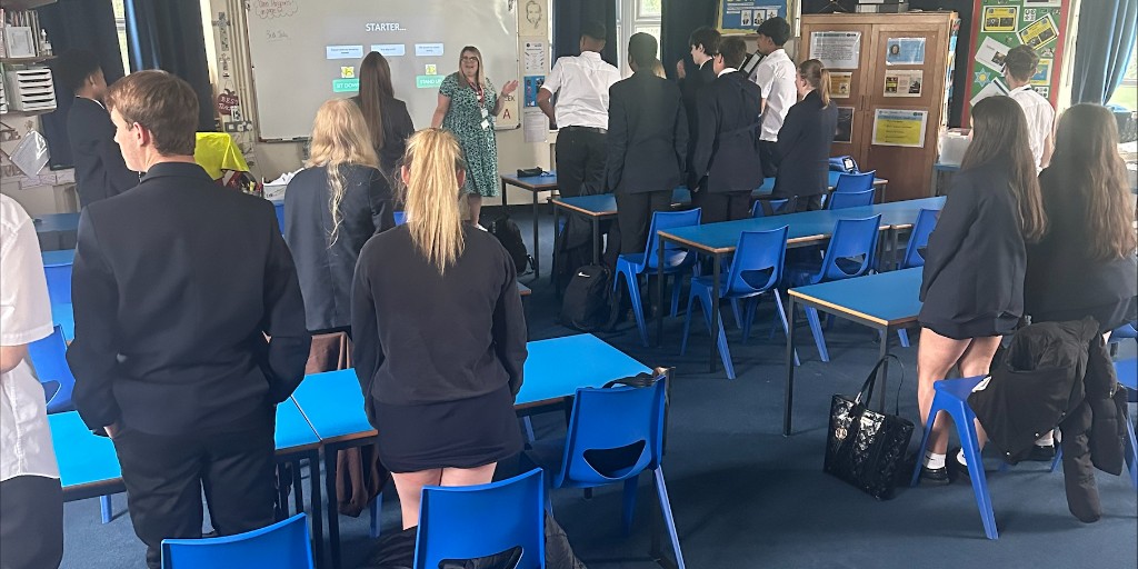 HolyCrossBury's tweet image. Many thanks to the lovely Year 10 students at St Gabriel’s for taking part in this week’s Theology, Philosophy and Ethics workshop. Students looked at the philosophical dilemma of the mind, body and soul and tackled ethical dilemmas such as ‘Is it ever okay to lie’.