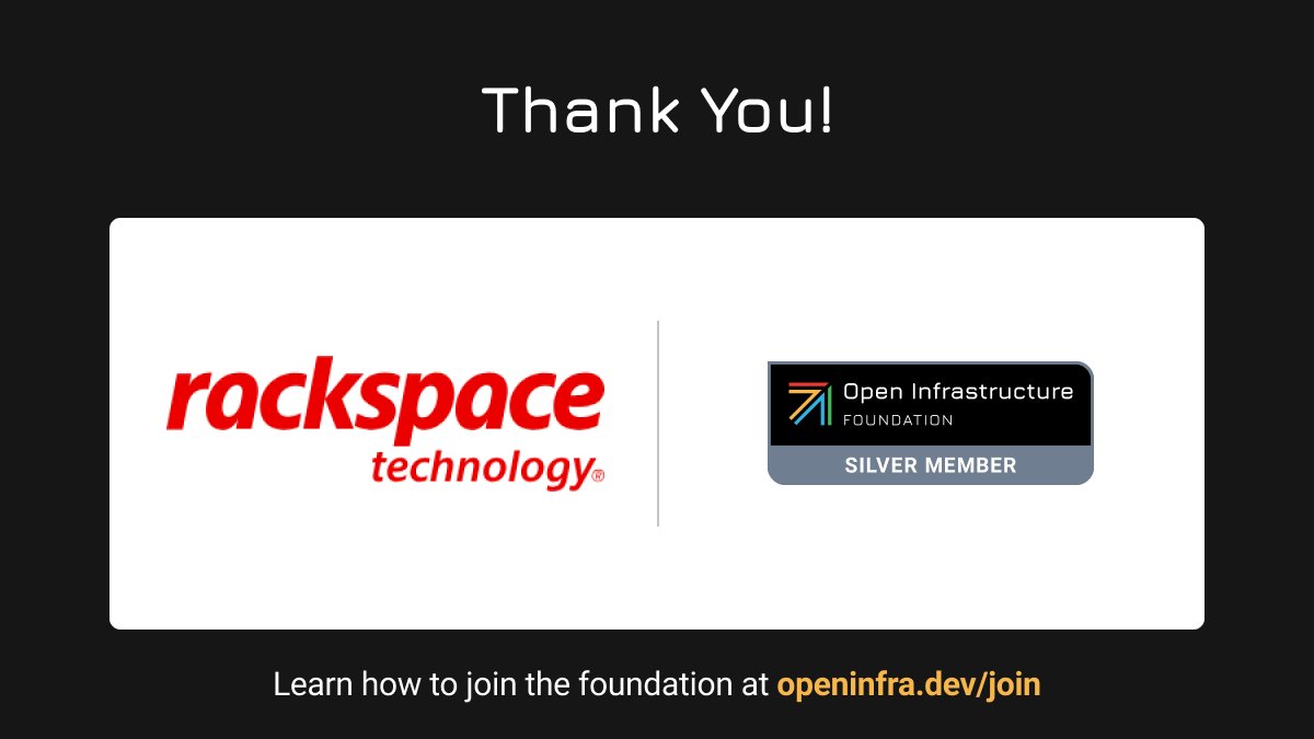 OpenInfra Foundation tweet media