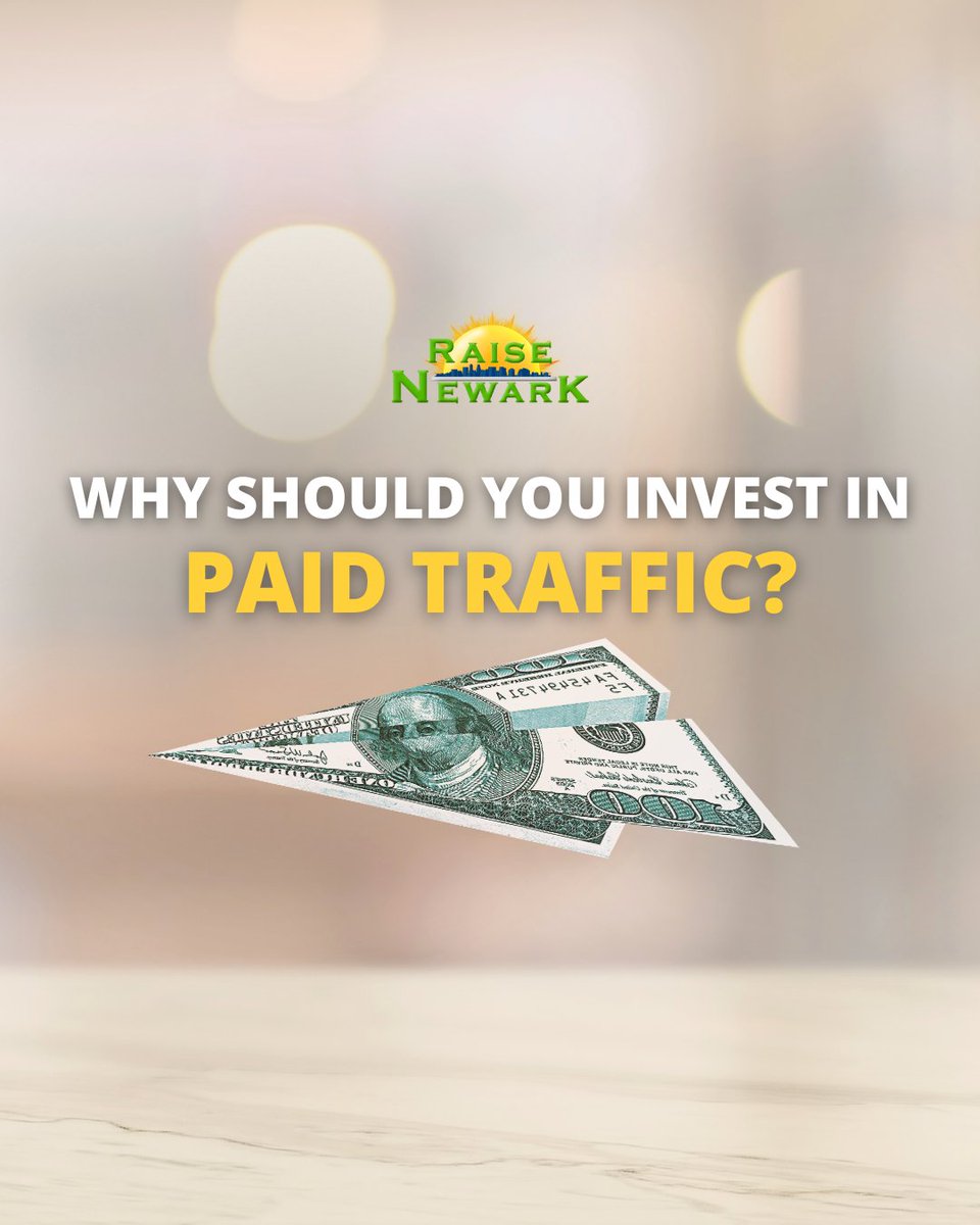 💵 To talk directly to your targeted audience, you'll need to invest in PAID TRAFFIC. More than just sharing information and doing interactions, social media are a business tool. 

We are the choice when it comes to elevating your business.

RaiseNewark.com
(973) 791-800