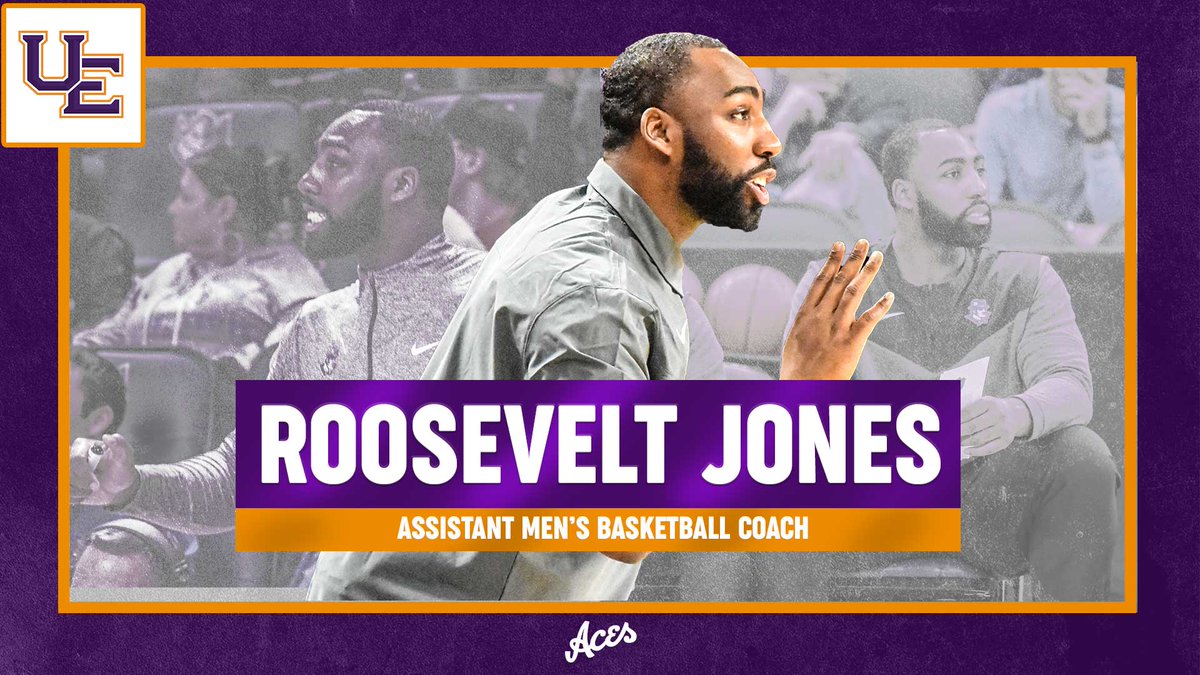 Our program is excited to announce the promotion of Roosevelt Jones to Assistant Men's Basketball Coach for the Purple Aces!

📰 bit.ly/3D1pLcg

🏀 #ForTheAces