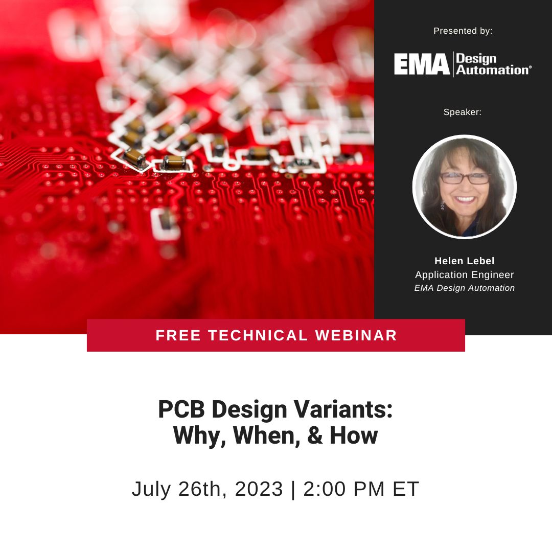 EMA_EDA's tweet image. Join the experts at EMA Design Automation to learn how and when variant-based designs can be the right choice for you. 

Register now: ow.ly/GWR250P3ZoB