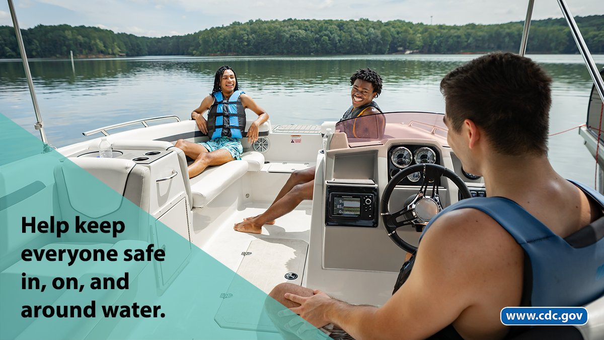 CDCInjury's tweet photo. CDC is proud to support and share the new U.S. National Water Safety Action Plan. Learn more: https://t.co/KfplTYxUlq
#USNWSAP https://t.co/ea2eAfkna6