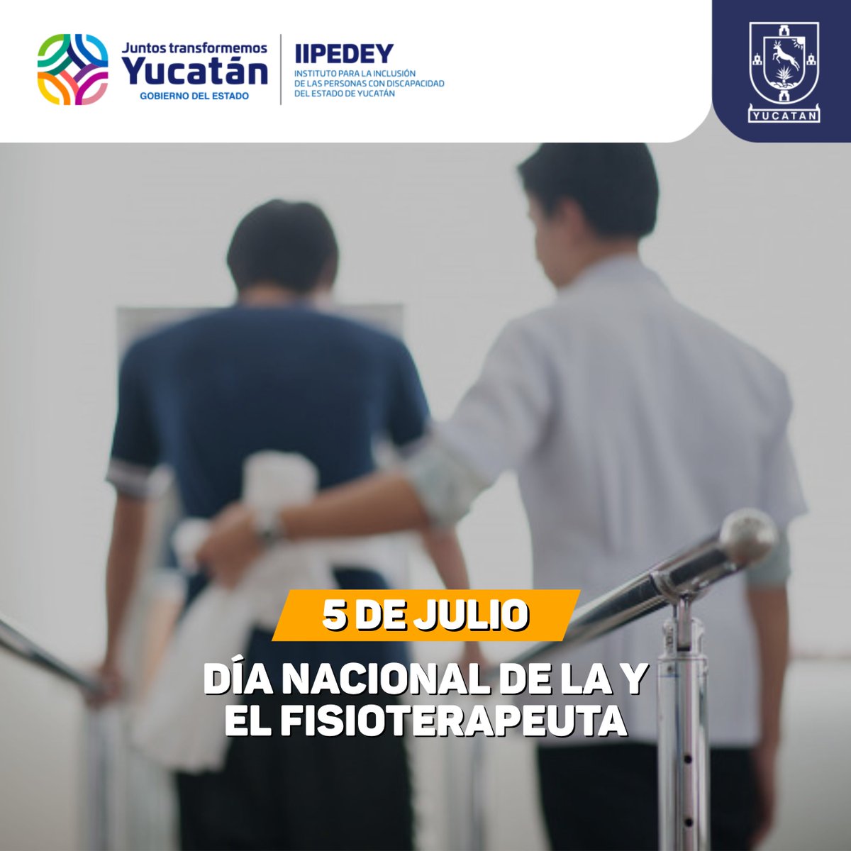 IIPEDEY's tweet photo. En este Día Nacional de la y el Fisioterapeuta, felicitamos a todas las personas que se dedican a esta labor, clave para la habilitación y rehabilitación de quienes viven con alguna condición de #discapacidad.
#IIPEDEY #InclusiónPcDYucatán https://t.co/lbbDK0TELc