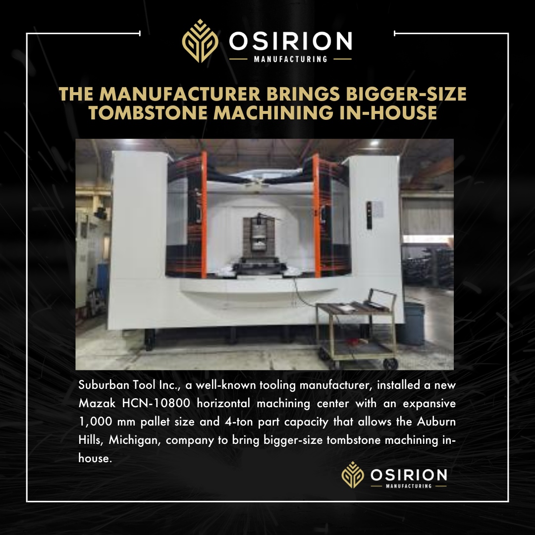 Unlocking new dimensions in manufacturing! We've taken bigger-size tombstone machining to new heights by bringing it in-house.

Witness the power of innovation as we reshape the manufacturing landscape!

Read more here: ctemag.com/news/industry-…
