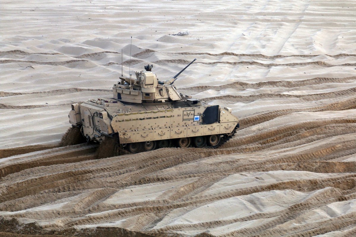 USArmy's tweet photo. #Army2030 is coming your way.

Two vendors will prepare prototypes of a vehicle to replace the M2 Bradley https://t.co/cJsn4M1QAo Infantry Fighting Vehicle, with a total award value of approximately $1.6 billion. https://t.co/SlRHNYRFWn