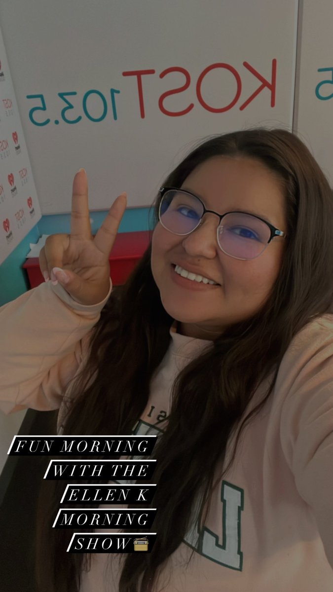 Make you sure you tune in to the Ellen K Morning Show 📻❤️