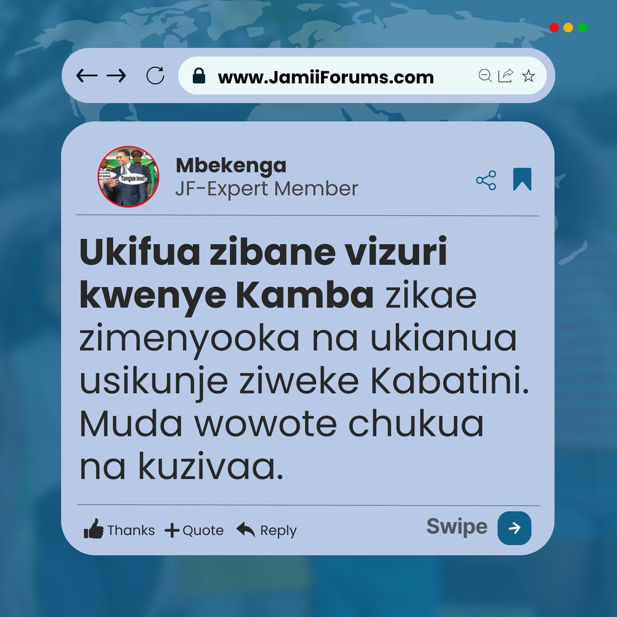 JamiiForums's tweet photo. Unafanyaje kutunza Nguo zako zisipauke Rangi?
#JamiiForums #Maisha #Mavazi #LifeStyle https://t.co/OfsQLAYcZN