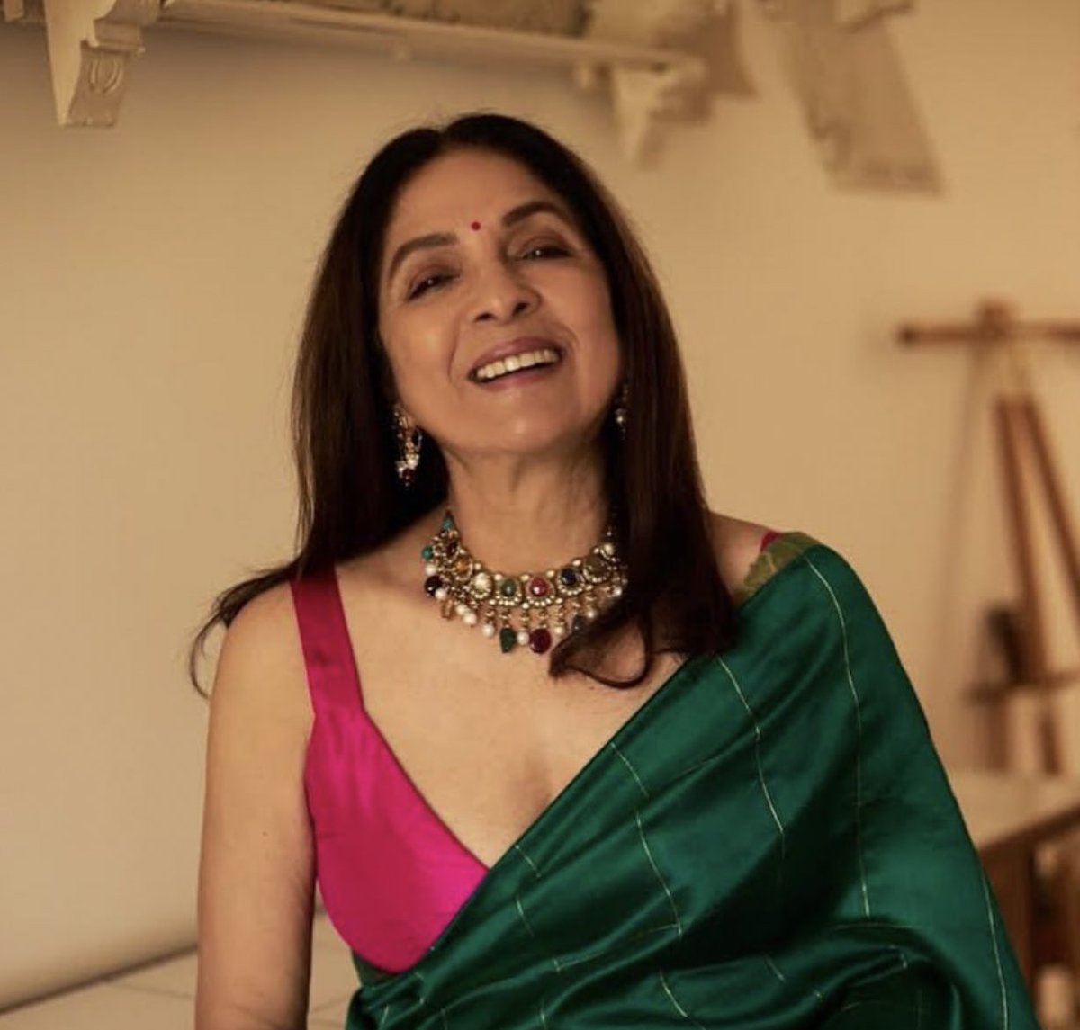 #NeenaGupta Ji Kuch Toh Sharm Karlo. Maa Beti Shadi ke Bagir Khoob Sex mein busy ajkal. We all know Neena Ji ap ne Shadi ke Bagair “ Bacha ” Paida Kiya. Apki beti #MasabaGupta is also Sex addicted. She even do Sex with other men despite in marriage. She bored from her husband.