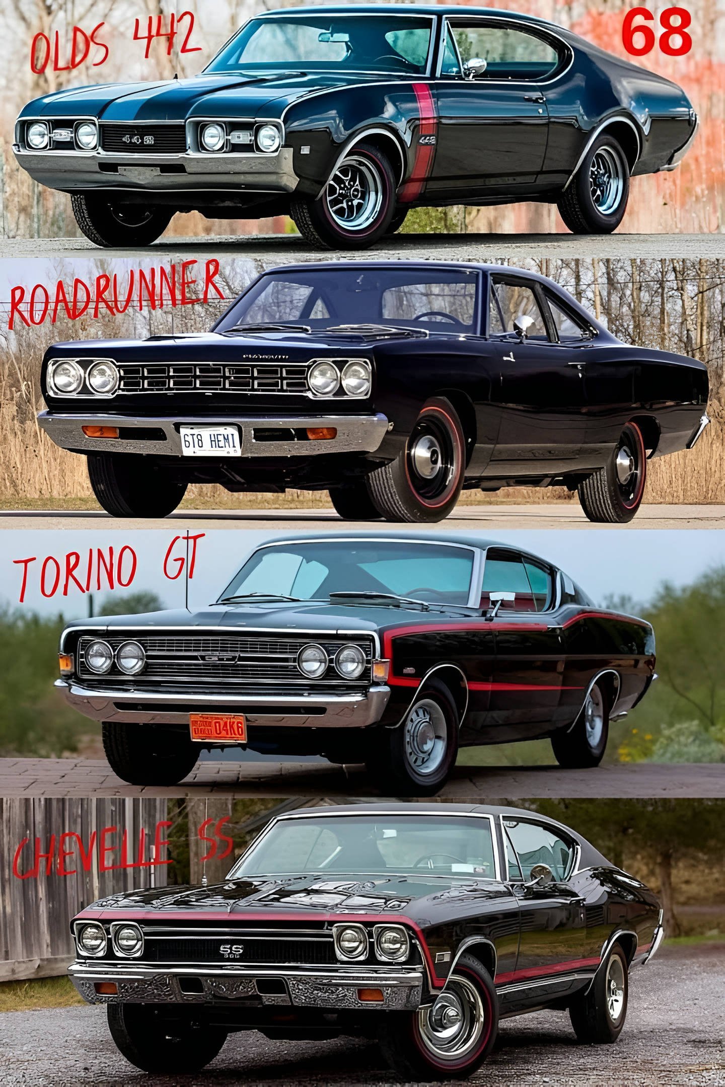 Mopar or NO car on X: Pick two cars #Mopar #Chevy #Ford