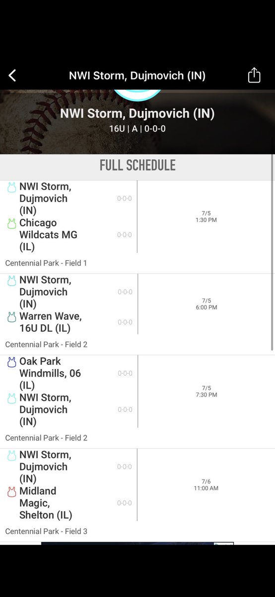 This weekend, my team and I will be competing in the Stars and Stripes tournament in Orland Park, IL. Hope to see you there!
 <a href="/jwoodcoach/">Josh Wood</a> <a href="/CoachD_HopeSB/">Coach Daugherty</a> <a href="/CoachE_SB/">Erica Castro</a> <a href="/CCSJSOFTBALL/">Coach Lopez</a> <a href="/Jwalk03er/">coach walker</a> <a href="/Coach_LWood/">Lacy Schurr (Wood)</a> <a href="/IUPUICoachG/">Emily Gwaltney</a> <a href="/SaraEmerich/">Coach Emerich</a> <a href="/rsmidwest/">RISE Softball-Midwest</a>