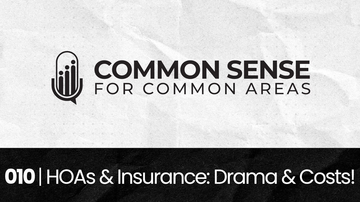 reserves's tweet image. Did you ever consider your HOA location might be linked to insurance risks? 🏘️ 💰 📈  Listen as we delve into how your zip code can fuel the drama and affect your wallet! 
 You can find episode 10 here! 👇 commonareas.org
#HOA #Insurance #HOAinsurance