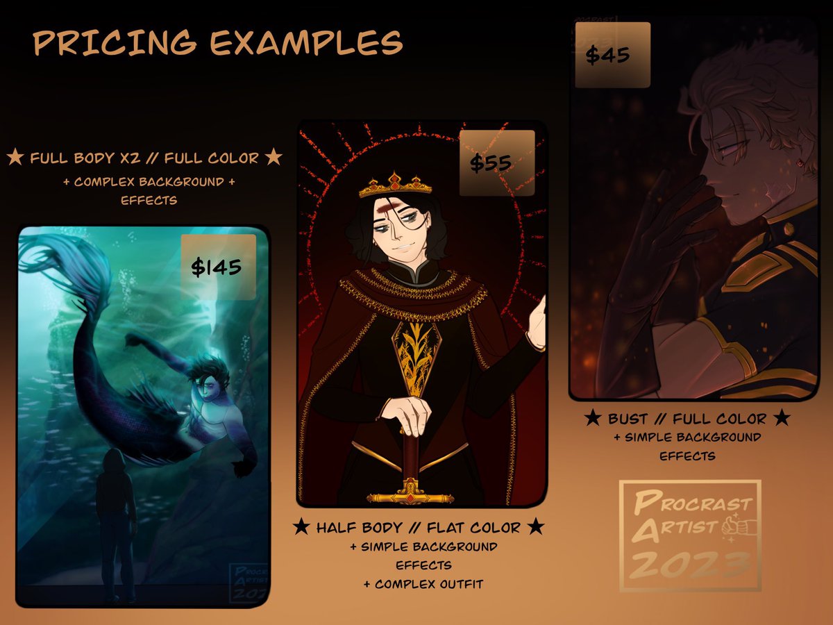 procrastartist's tweet photo. 🧡DIGITAL COMMISSIONS: OPEN🧡
[2 slots open // DM for updated availability] 
💛COPIC COMM INFO BELOW 💛
#commisionsopen #commissionart #digitalcommissions #digitalart #commissionme #fanart 🧡✨ https://t.co/koCNoTkx5L