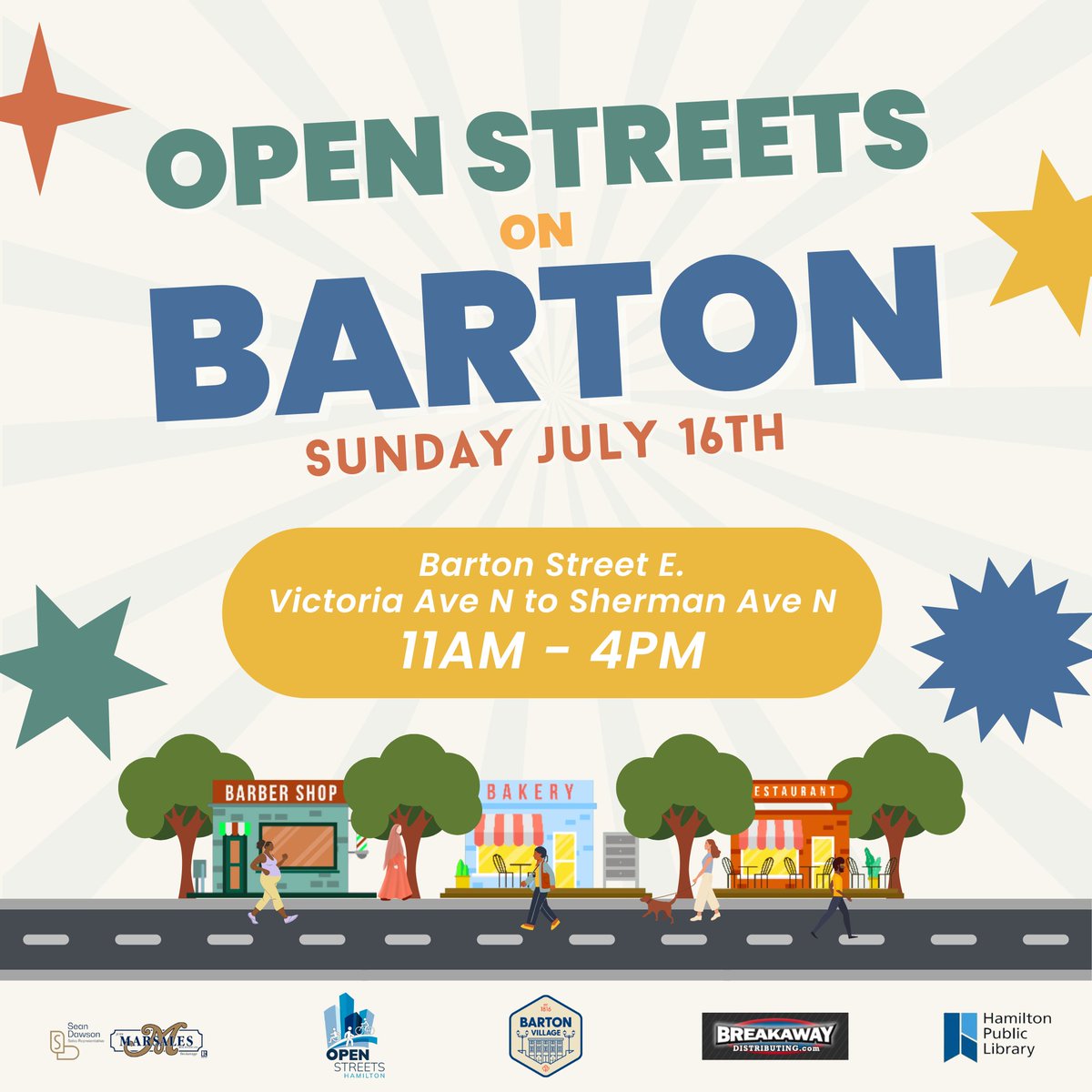 ACORN Hamilton will be a vendor at the Open Streets event in Barton Village on Sunday July 16th. Come by and say hi! #OpenStreets #HamOnt #BartonVillage