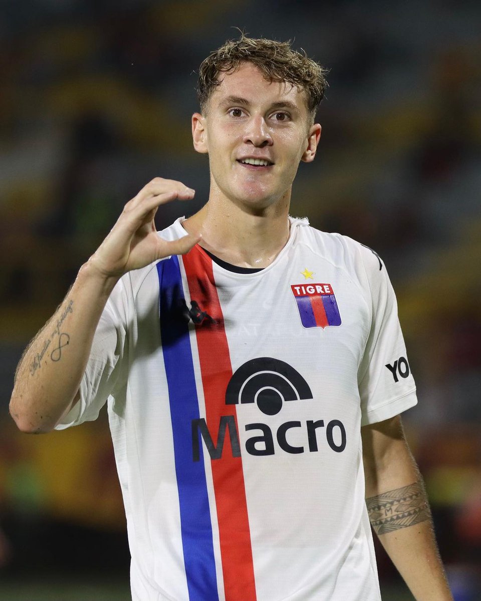 Facundo Colidio viene de jugar un año y medio en Tigre.