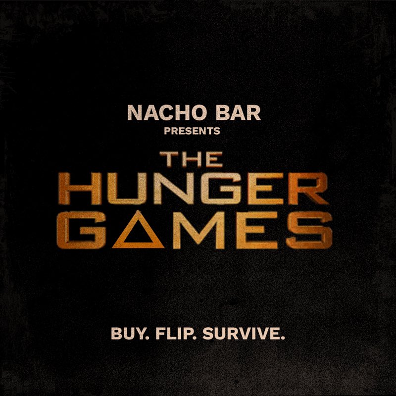 nachonight's tweet photo. @Vince_Van_Dough @SkifeHam @BigLeagueRock @WhalesinkXXX Looks like the team from District 6529 did not come here to FAFO. #NachoBar #HungerGames. 

@krybharat @batsoupyum @punk6529 https://t.co/nWHZHpyrZA
