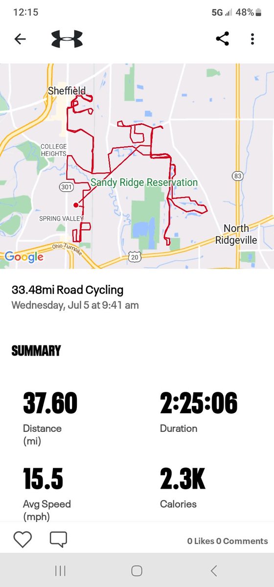 kjr44035's tweet image. Shot an 85 this morning. Ran some errands and snuck in this ride.   
#ManVsMachine 
Phone turned off the last 4 miles of my ride, it couldn&apos;t handle the heat 
Man wins💪💪💪