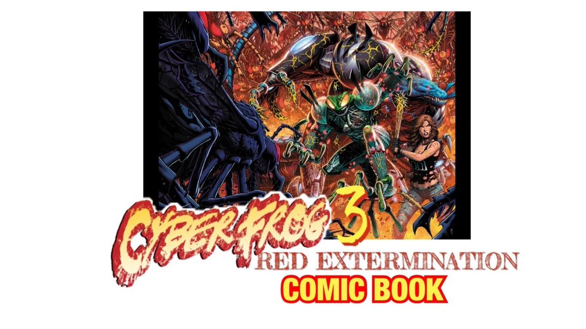 HellsSpawnWorld's tweet photo. First 24 hours are over and #CyberFrog3RedExtermination lands at $314,392 and 2174 backers. Not bad at all! 24 hour cover is gone but there’s a ton of stuff to back so get to it! #ComicsGate #IronAge #RippaVerse #indiecomics @EricDJuly @YellowFlashGuy @johnnynotbanned https://t.co/22CixMPlH7
