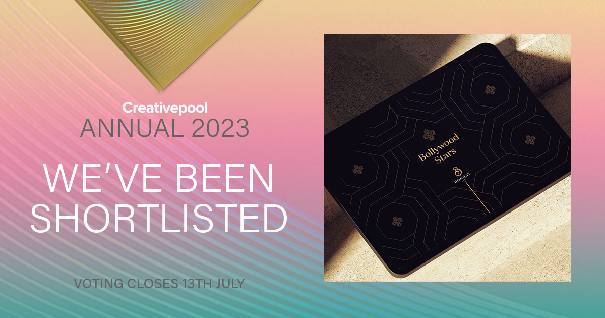 brandanddeliver's tweet photo. Our first project has been shortlisted for a Creativepool Award in the branding category for the luxury casino Bombay. If you haven't already done so, please vote for this project in the 'People's Choice Award' via the link https://t.co/t8Mr1lLBr8
#creativepool #branding #vote https://t.co/f3tuioJdZQ