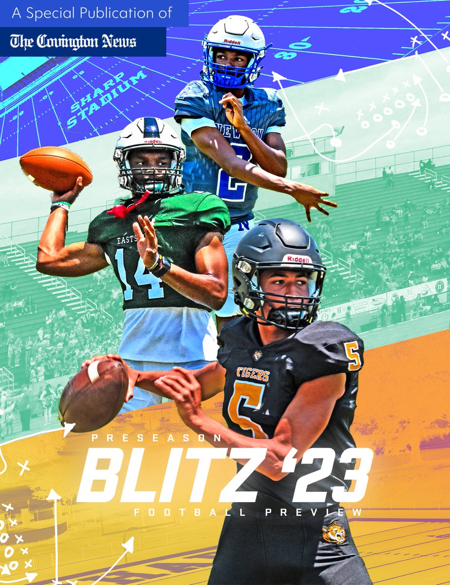 Boom! Our 2023 Football Preview Magazine cover.

This year's magazine has a brand new name - PRESEASON BLITZ.

Secure your copy, football fans, when they become available in mid-August!