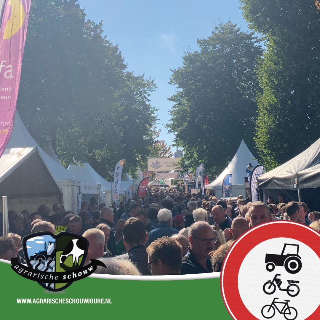 AgrarischeS's tweet photo. Maak je klaar voor een gezellige drukte op de #agrarischeschouw. Langzaam lopend verkeer is typisch, want met gemiddeld 5.000 bezoekers is er genoeg volk. 

Mis deze kans niet en zorg dat je er bij bent op donderdag 28 september. 🌾🚶‍♀️ https://t.co/sioPHCE9Qf