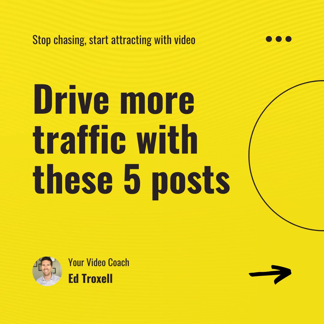 EdTroxell's tweet image. Driving traffic to your website or social media pages is critical to success.

Here are 5 post ideas to help you drive more traffic and engage your audience online.

Message me any questions you might have.