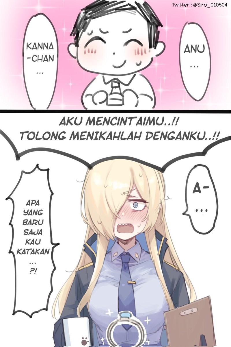 @Siro_010504 Terjemahan Indonesia

'Proposal untuk Kanna'

Terima kasih atas kerja keras anda!!