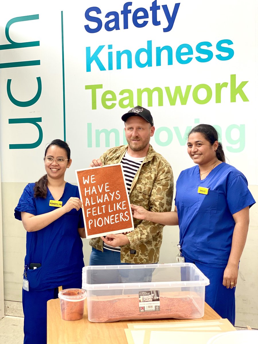 Thank you to our UCLH arts and heritage team and artist Adam Bridgland for co-ordinating the creative #NHS75 birthday screen-printing session in the University College Hospital atrium. 

Patients, staff and visitors were given these beautiful prints to mark today's milestone.