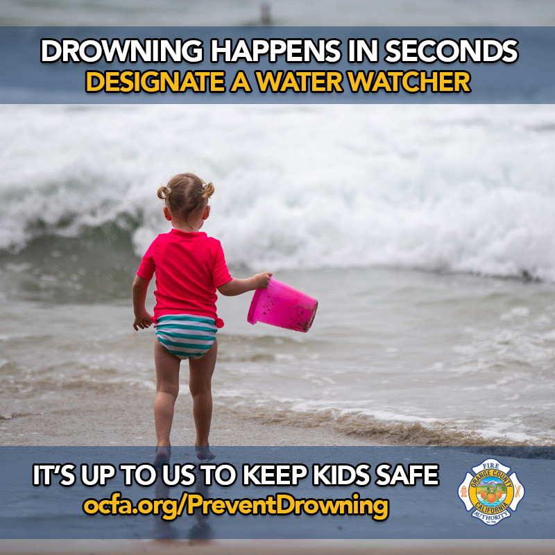 OCFireAuthority's tweet photo. On average two children die each day from drowning. #PreventDrowningOC and always stay within arm's reach of children and toddlers. Find more information and safety tips at https://t.co/YwRZldR96x https://t.co/77ZErKV8IV