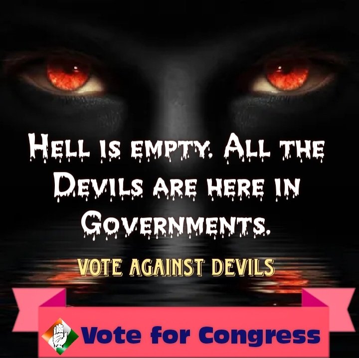 MANAS_INCWB's tweet photo. #PanchayatElection2023 
No vote to the Devils. Let them go back to the hell. Vote for Peace &amp; Prosperity.
@INCIndia @INCWestBengal @kharge @RahulGandhi @adhirrcinc @kantanu @INTUCnational @INTUCPrez https://t.co/tjmIIRoDzD