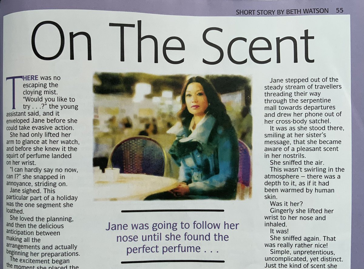 It’s always fascinating to see how <a href="/TheFriendMag/">The People's Friend</a> illustrates our stories. Here’s my latest in Special 245, out today. Think airports and shopping and you’ll guess my inspiration!