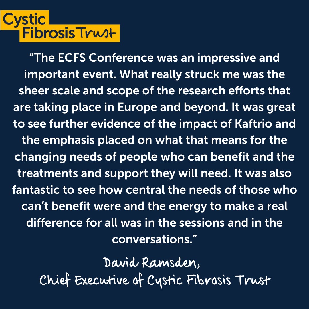 cftrust's tweet image. In June, over 2,000 researchers, doctors and CF teams gathered at the European CF research conference, organized by European CF Society (#ECFS), discussing the latest news in #cysticfibrosis. 
#ResearchAppreciationDay (1/3)