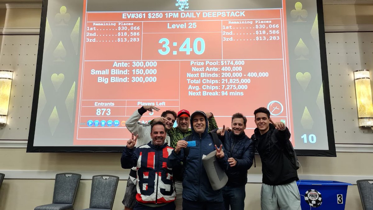 tatasanjuan's tweet image. Bueno 2 do puesto daily deepstack @wsop 💪🇦🇷👏