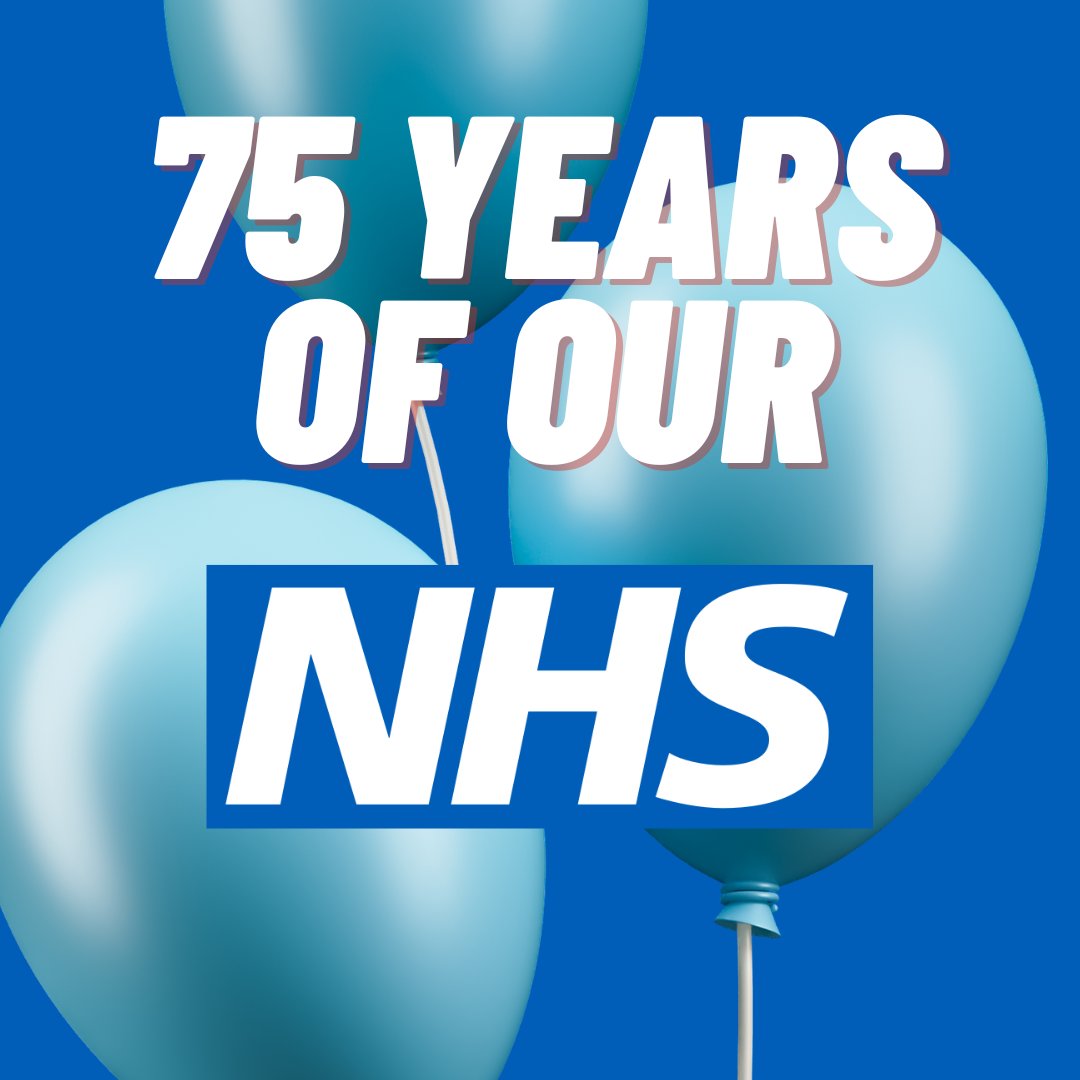 On the 75th anniversary of the NHS, I want to thank the generations of health professionals that have helped look after us and kept us safe during that time.

We are so lucky to have such a fantastic institution as our own, and we must never take that for granted. #NHSBirthday