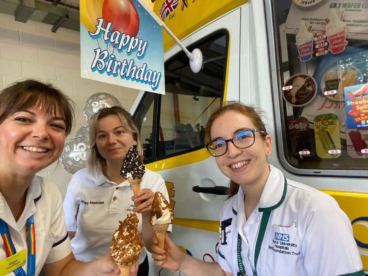 OUH Acute Neuroscience Therapy Group (@ouh_nipstherapy) on Twitter photo โจ๏ธ Happy 75 years to our NHS โจ๏ธ
Thank you to <a href="/OxHospCharity/">Oxford Hospitals Charity</a> for the breakfast and ice cream!
#OneTeamOneOUH โจ๏ธ Happy 75 years to our NHS โจ๏ธ
Thank you to <a href="/OxHospCharity/">Oxford Hospitals Charity</a> for the breakfast and ice cream!
#OneTeamOneOUH