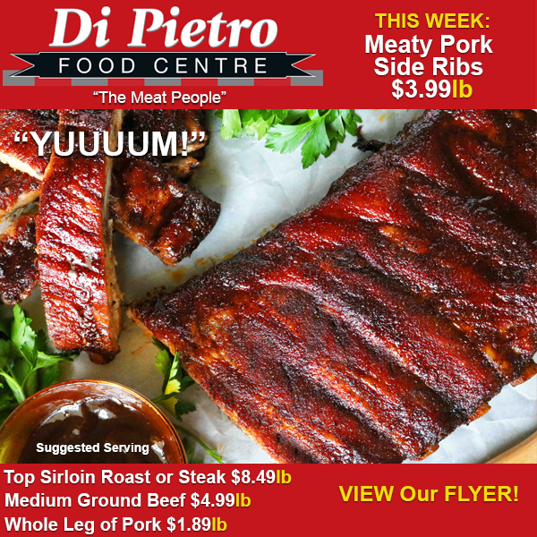 GuelphNow's tweet photo. DiPietro's Specials on Meat, Deli, Produce and Groceries. We carry meat cuts that other stores just don't have. Visit the area's longest Meat &amp; Deli Counter. Come experience the DiPietro's difference. Flyer Valid from Thurs. July 6th to Wed. July 12th. https://t.co/d65AgBUbry https://t.co/PO470h6Ur9