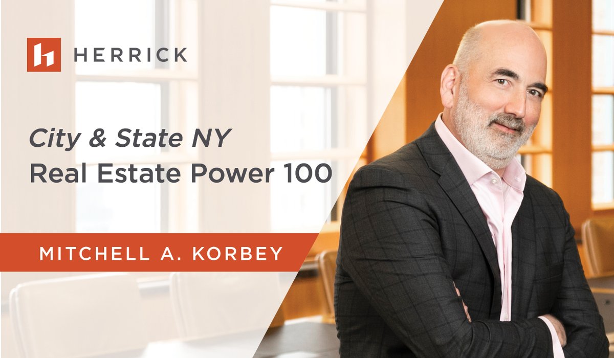 Land Use &amp; Zoning chair <a href="/MitchKorbey/">Mitch Korbey</a> was named to the <a href="/CityAndStateNY/">City & State NY</a> 2023 Real Estate Power 100 listing which honors individuals working in real estate across NY state. Read more below and congratulations, Mitch!
#herrickdoesthat #realestate #landuse
herrick.com/mitchell-a-kor…