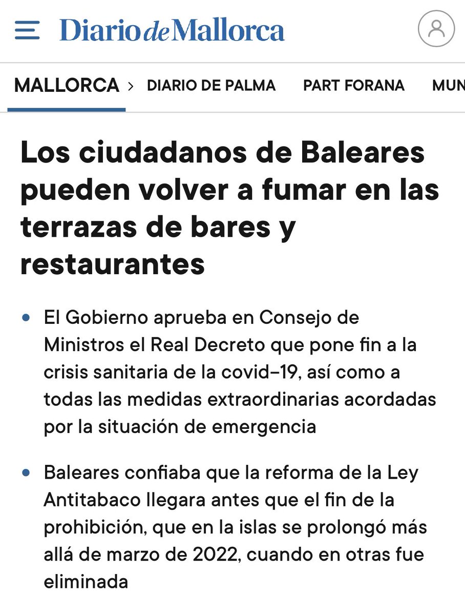 Tiene gracia el titular porque no me había dado cuenta de que hubiesen dejado de fumar en ningún momento…