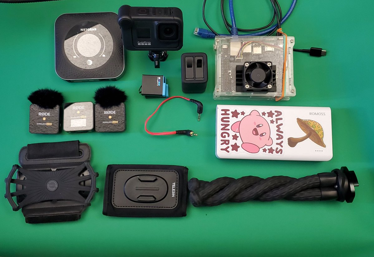 Its_Me_Guy's tweet photo. @mayorwertz Thanks! I think a different camera or another cellular connection would level up the quality, but you know...money 😅. Runtime without any charging is around 7 hrs. https://t.co/cLV2US8cVs