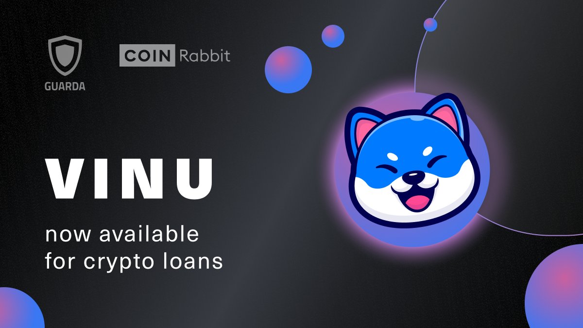 Vita Inu (#VINU) is now available for crypto loans on Guarda Wallet!💙 <a href="/VitaInuCoin/">Vita Inu (VINU)</a> 

#VitaInu is a vibrant project with zero fees and instant settlement.

You can now use $VINU as collateral 🔥

Loans are provided by <a href="/CoinRabbitLoans/">CoinRabbit</a>

Check out loans 👉 guarda.com/app/borrow/