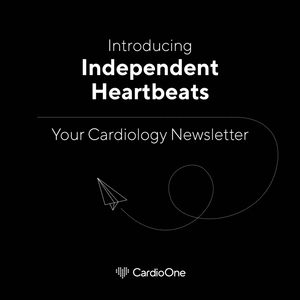 Cardio_One's tweet image. Introducing Independent Heartbeats, the ultimate newsletter curated exclusively for cardiologists like you. Stay in the loop with the latest peer insights, industry trends, and expert advice to advance your practice and provide exceptional patient care.