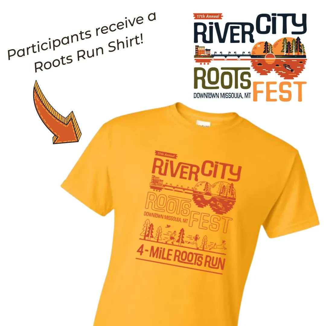 This year's shirt design is in! We are happy to keep the Roots Run tradition going, by offering a custom Roots Run shirt to all participants. Join us on Saturday, August 26 for this 4-Mile race. To register: buff.ly/3tlmv6X