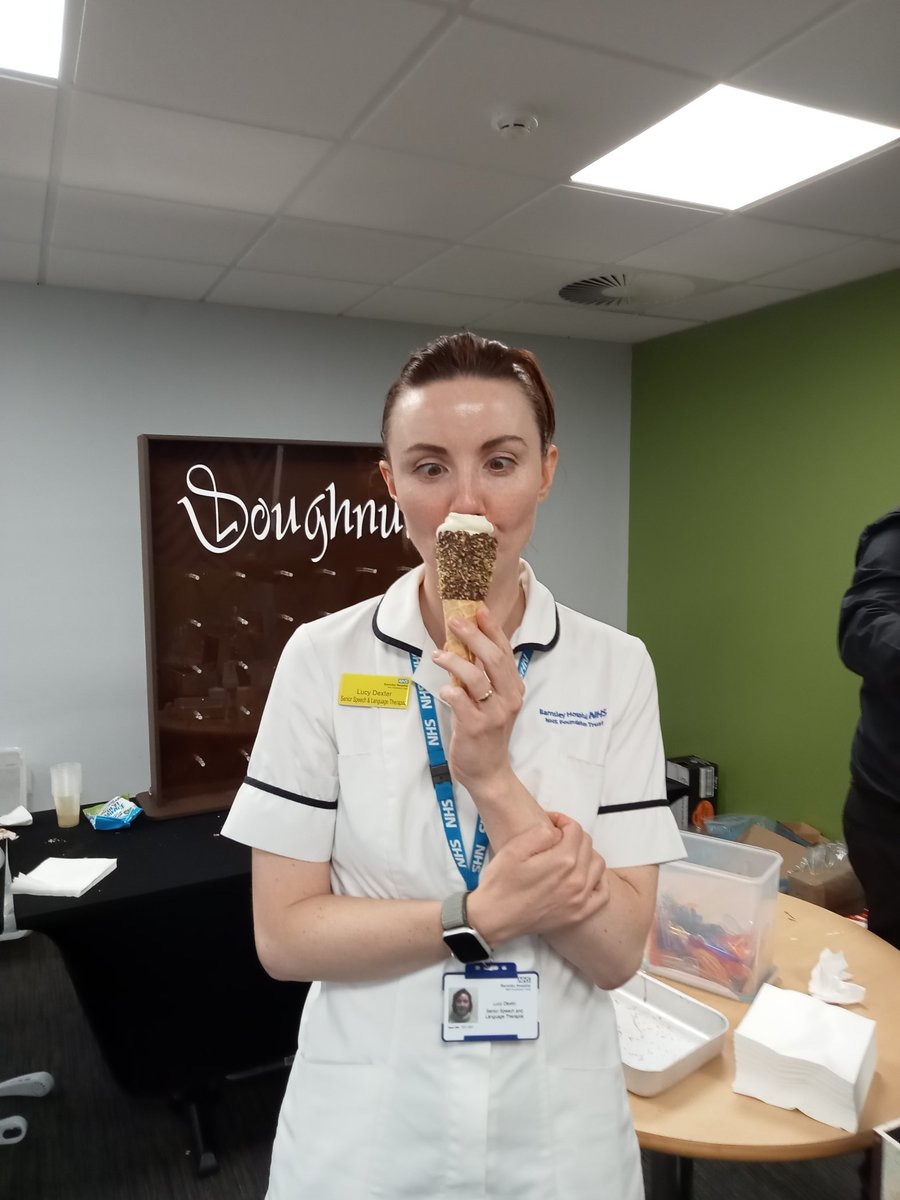 SALT Barnsley Hospital NHS Foundation Trust (@bhnft_slt) on Twitter photo Happy 75 Years NHS! Thanks for the treats
<a href="/barnshospital/">Barnsley Hospital</a>! Here we are; <a href="/RaybouldSarah/">𝓢𝓪𝓻𝓪𝓱 𝓡𝓪𝔂𝓫𝓸𝓾𝓵𝓭</a>
looking lovely in blue & @Lucy_Dexter_ enjoying our treats #75years #NHSBirthday Happy 75 Years NHS! Thanks for the treats
<a href="/barnshospital/">Barnsley Hospital</a>! Here we are; <a href="/RaybouldSarah/">𝓢𝓪𝓻𝓪𝓱 𝓡𝓪𝔂𝓫𝓸𝓾𝓵𝓭</a>
looking lovely in blue & @Lucy_Dexter_ enjoying our treats #75years #NHSBirthday