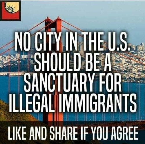 brixwe's tweet photo. Sanctuary cities are unpatriotic and un-American. https://t.co/gHTh5IJs3i